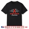In February We Wear Red Chd Heart Ribbon Women Men Kids Shirt