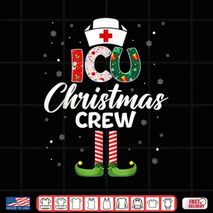 Design Icu Nurse Christmas Scrubs For Women Pajamas Funny Shirt