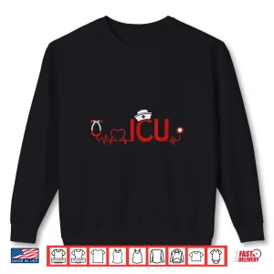 Sweatshirt Icu Nurse Heartbeat Intensive Care Unit Nursing Nurses Week Shirt