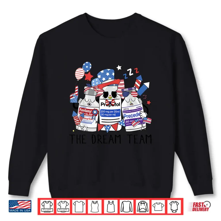 Sweatshirt Intensive Care Unit Icu Rn Nurses 4Th Of July Independence Shirt