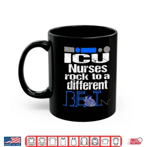 Mug Icu Nurses Rock Heartbeat Ekg Rhythm Appreciation Gift Shirt 1