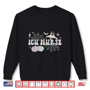 Sweatshirt Spooky Icu Nurse Halloween Intensive Care Unit Nurse Shirt 1