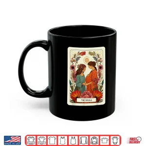 Mug Boho Floral Tarot Card Doula Midwife Birth Worker LD Nurse Shirt 1
