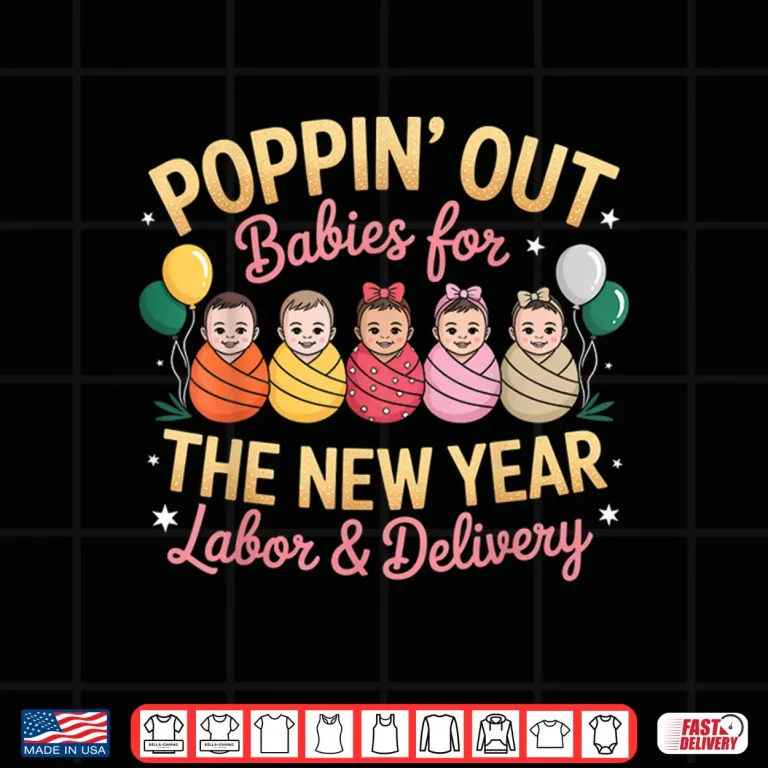 Groovy Happy New Year Labor And Delivery L&D Nurse Fireworks Shirt 3 Design Groovy Happy New Year Labor And Delivery LD Nurse Fireworks Shirt 1