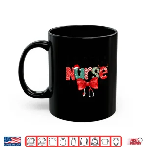Mug Labor Delivery Nurse Stethoscope Bow LD Nurse Christmas Shirt 1