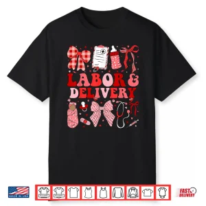 Labor And Delivery Nurse Coquette L&D Nurse Valentines Shirt