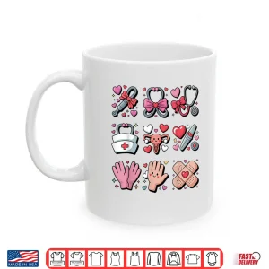 Mug Obgyn Nurse Valentines Day Obstetrics Gynecologist LD Heart Shirt 1