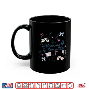 Mug Welcoming Committee Labor And Delivery Nurse Ob Coquette Bow Shirt 1