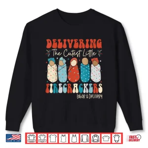 Sweatshirt 4Th Of July Labor And Delivery LD Nurse Independence Day Shirt