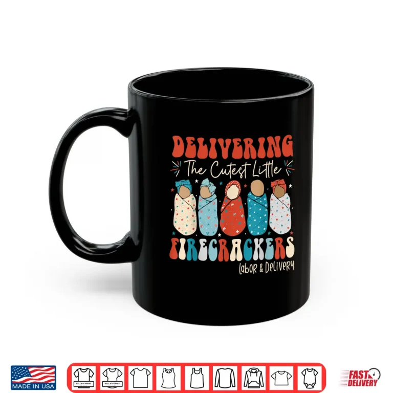 Mug 4Th Of July Labor And Delivery LD Nurse Independence Day Shirt