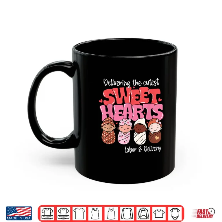 Delivering Cutest Sweethearts Labor Delivery Nurse Valentine Shirt 3 Mug Delivering Cutest Sweethearts Labor Delivery Nurse Valentine Shirt