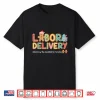 Groovy Labor And Delivery Christmas L&D Nurse Gingerbread Shirt