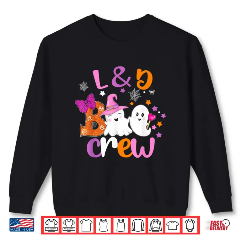Sweatshirt LD Boo Crew Halloween Matching Shirt Labor Delivery Nurse Shirt
