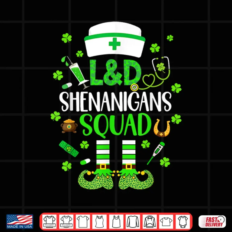 Design LD Shenanigans Nurse Crew Labor Delivery St Patricks Day Shirt
