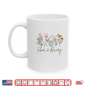 Mug Retro Wildflower Labor And Delivery Nurse Future LD Nurse Shirt