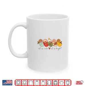 Mug All Is Calm All Is Bright Nicu Christmas For Mother Baby Shirt