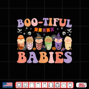 Design Bootiful Babies Nicu LD Peds Mother Baby Nurse Halloween Shirt