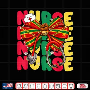 Design Black History Nurse Coquette Melanin Picu Mbu Er Nicu LD Shirt