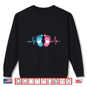 Sweatshirt Cute Baby Tiny Humans Heartbeat Labor And Delivery LD Nurse Shirt