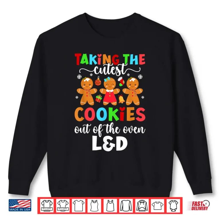 Sweatshirt Cute LD Nurse Christmas Labor And Delivery Nurse Xmas Shirt
