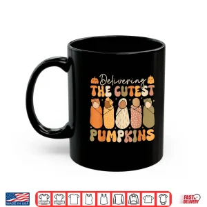 Mug Delivering The Cutest Pumpkins Halloween L And D Nurse Fall Shirt