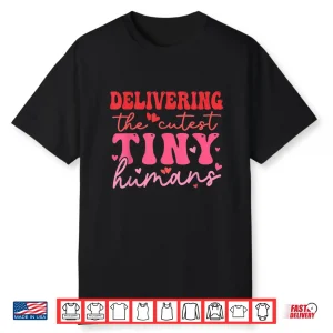 Labor And Delivery Nurse Valentine’S Day Groovy L&D Nurse Shirt