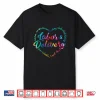 Tie Dye Labor And Delivery Nurse L&D Nurse Heart Word Shirt