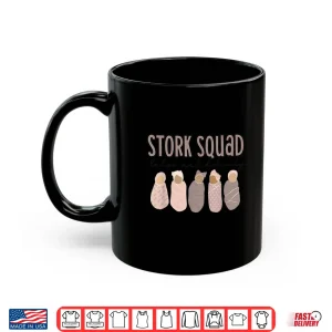 Mug Stork Squad Labor And Delivery Nurse Baby Team Ob Rn Shirt