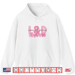 Hoodie Women Coquette Labor And Delivery Pink Bow Future LD Nurse Shirt