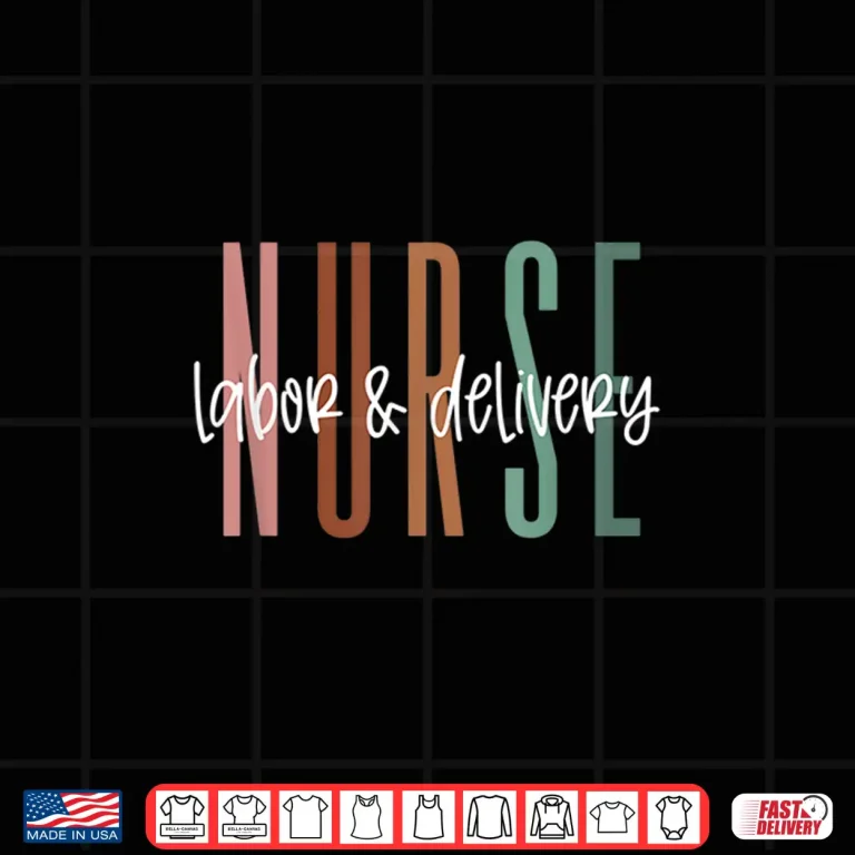 Design Womens Simple Labor And Delivery Nurse Shirt LD Nurse Shirt