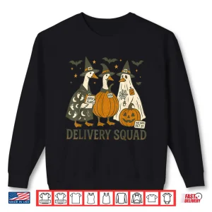 Sweatshirt Delivery Squad Goose Halloween LD Nurse Spooky Midwife Fall Shirt