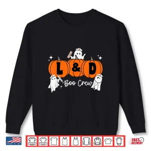 Sweatshirt Labor And Delivery Halloween Pumpkin LD Boo Crew Nurse Shirt
