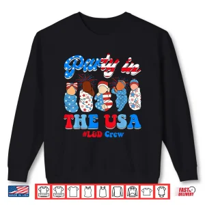 Sweatshirt Cute Party Usa LD Labor And Delivery Crew 4Th Of July Nurse Shirt