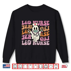 Sweatshirt Groovy Labor Delivery Funny Halloween Costume LD Nurse Shirt