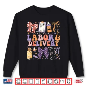 Sweatshirt Halloween LD Nurse Coquette Labor Delivery Nurse Halloween Shirt