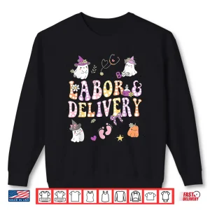 Sweatshirt Halloween Labor And Delivery Nurse Halloween LD Nurse Tees Shirt