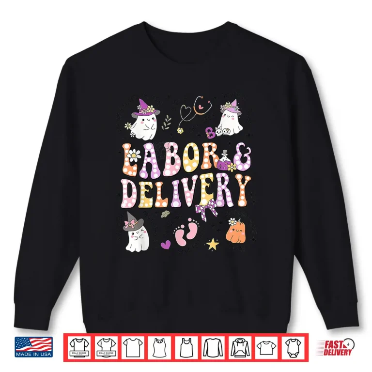 Sweatshirt Halloween Labor And Delivery Nurse Halloween LD Nurse Tees Shirt