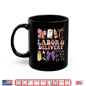 Mug Halloween LD Nurse Coquette Labor Delivery Nurse Halloween Shirt