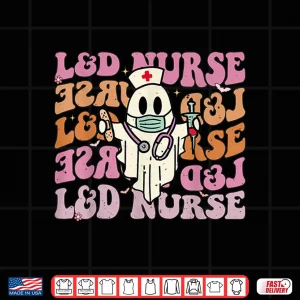 Design Groovy Labor Delivery Funny Halloween Costume LD Nurse Shirt