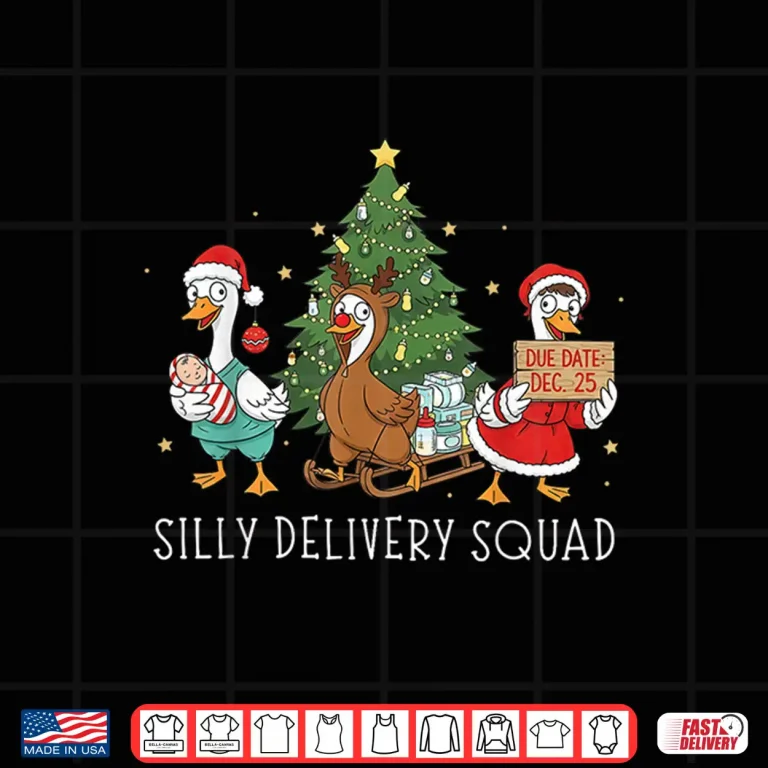Labor And Delivery Nurse Silly Goose Christmas L&D Squad Shirt 4 Design Labor And Delivery Nurse Silly Goose Christmas LD Squad Shirt