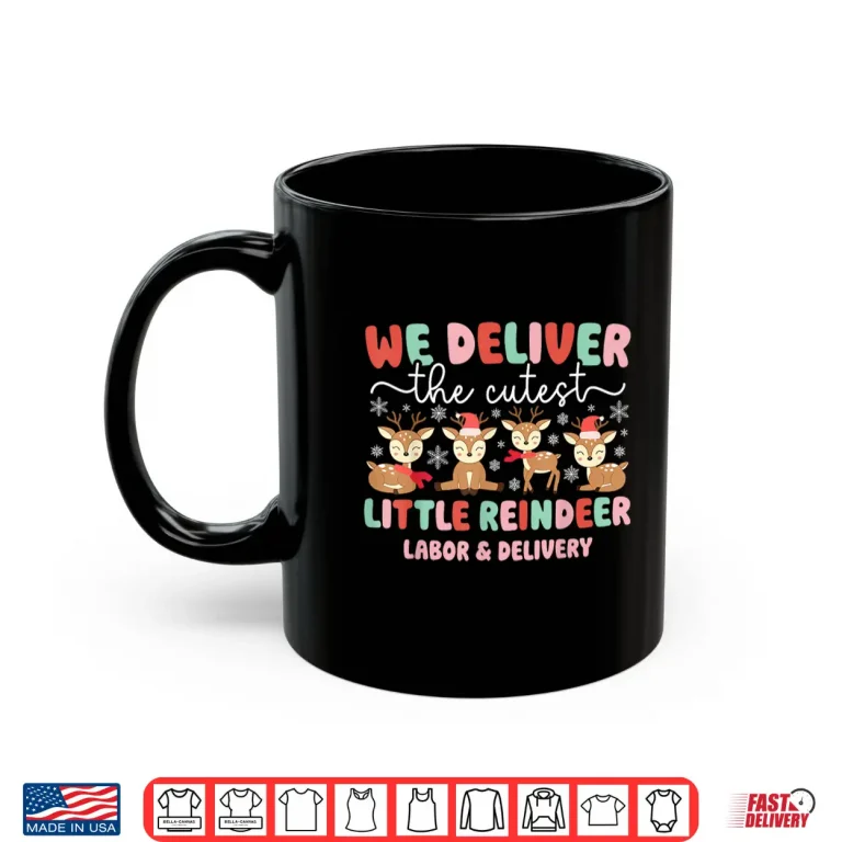 Mug Little Reindeer LD Nurse Christmas LD Nursing Xmas Party Shirt