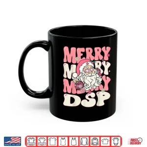Mug Merry Dsp Christmas Retro Pink Direct Support Professional Shirt