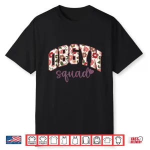 Retro Flower Obgyn Squad Obstetrician Gynecologist L&D Nurse Shirt