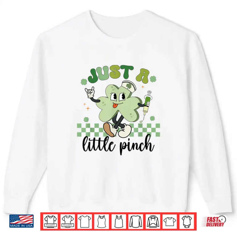 Sweatshirt Retro Rn LD Phlebotomist St PatrickS Day Nurse Phlebotomy Shirt