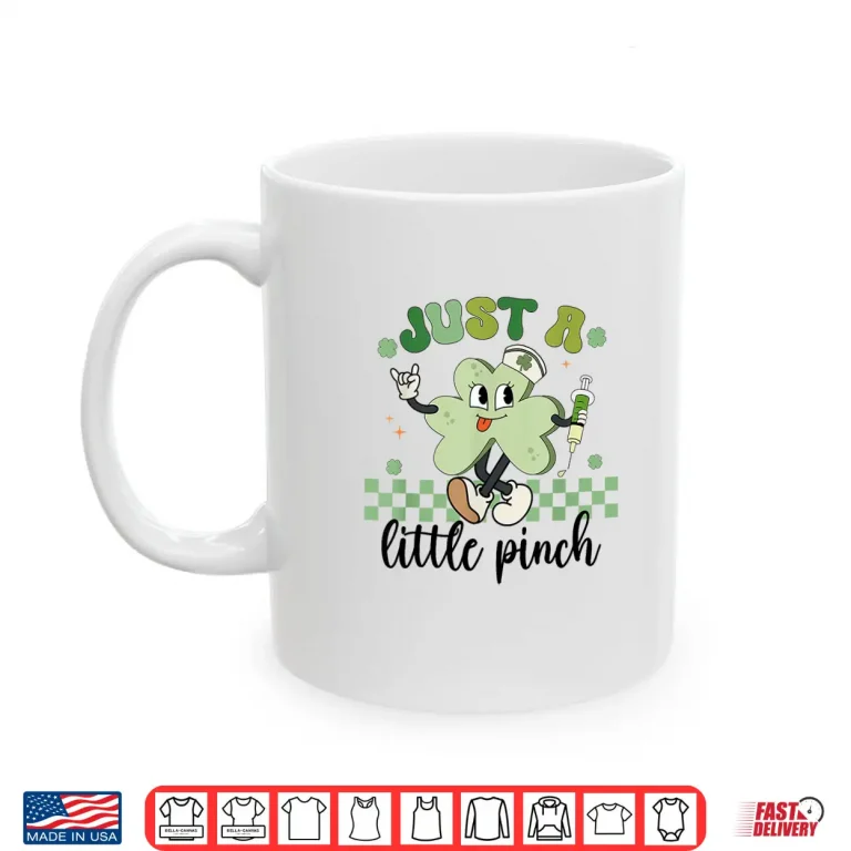 Mug Retro Rn LD Phlebotomist St PatrickS Day Nurse Phlebotomy Shirt