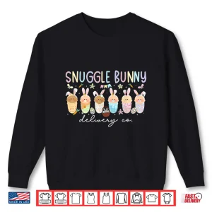Sweatshirt Snuggle Bunny Delivery Co Mother Baby Nurse Easter LD Nurse Shirt