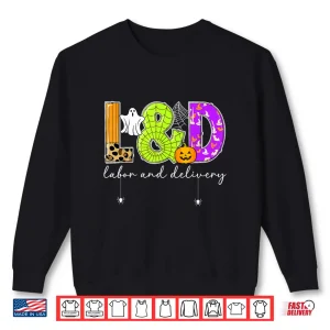 Sweatshirt Spooky LD Nurse Labor And Delivery Nurse Halloween Shirt