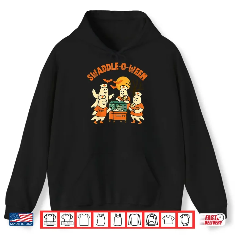 Hoodie Swaddle O Ween Nicu Nurse Halloween Neonatal Fall LD Mbu Shirt