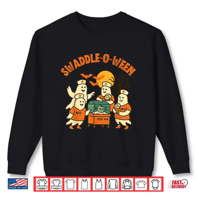 Sweatshirt Swaddle O Ween Nicu Nurse Halloween Neonatal Fall LD Mbu Shirt