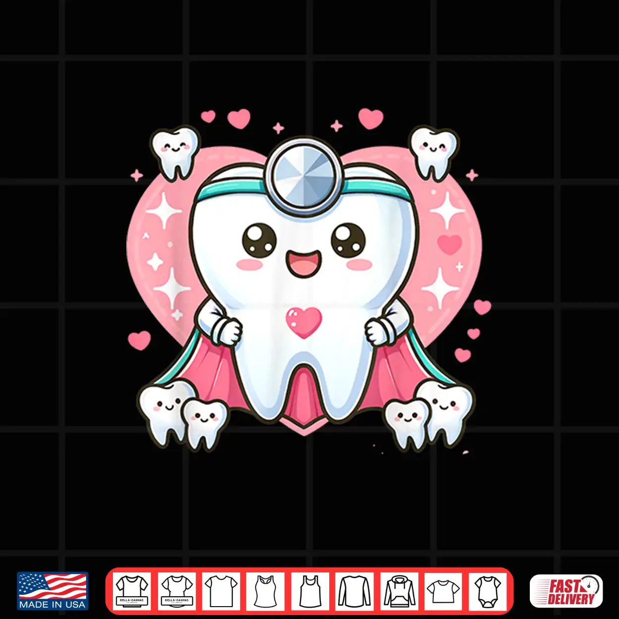 Cute Super Hero Dentist Superhero Tooth Doctor Shirt Cute Super Hero Dentist Superhero Tooth Doctor Shirt